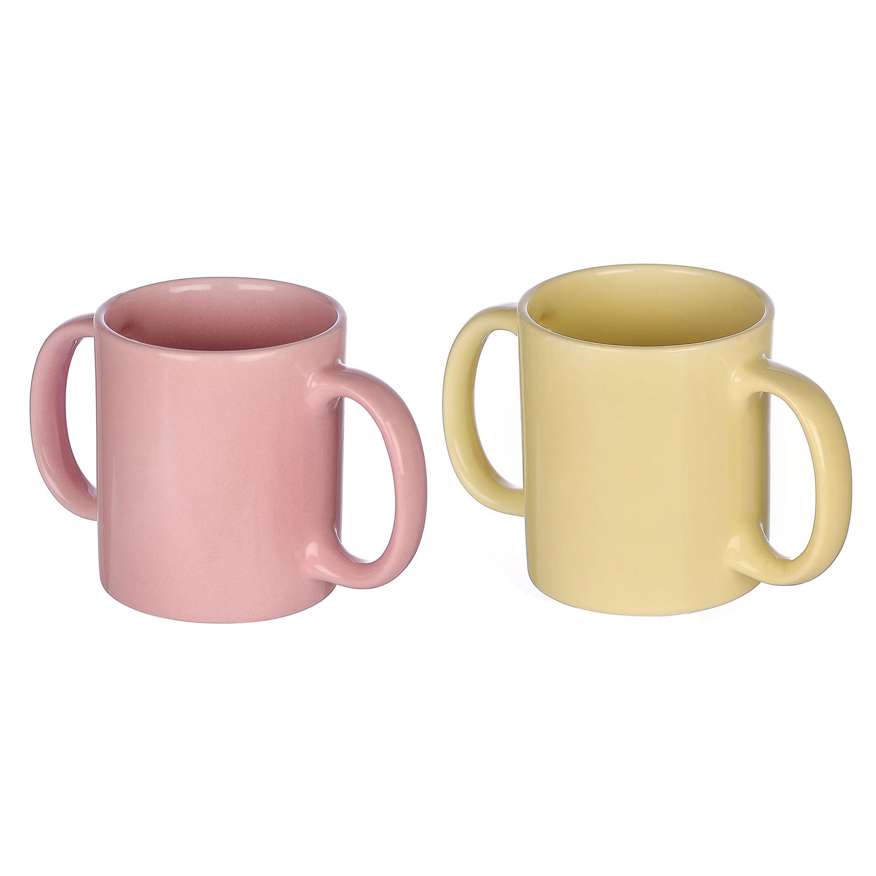 Amazon.com: HealthGoodsIn Dual Handle Mug (Double Grip Mug) Set of